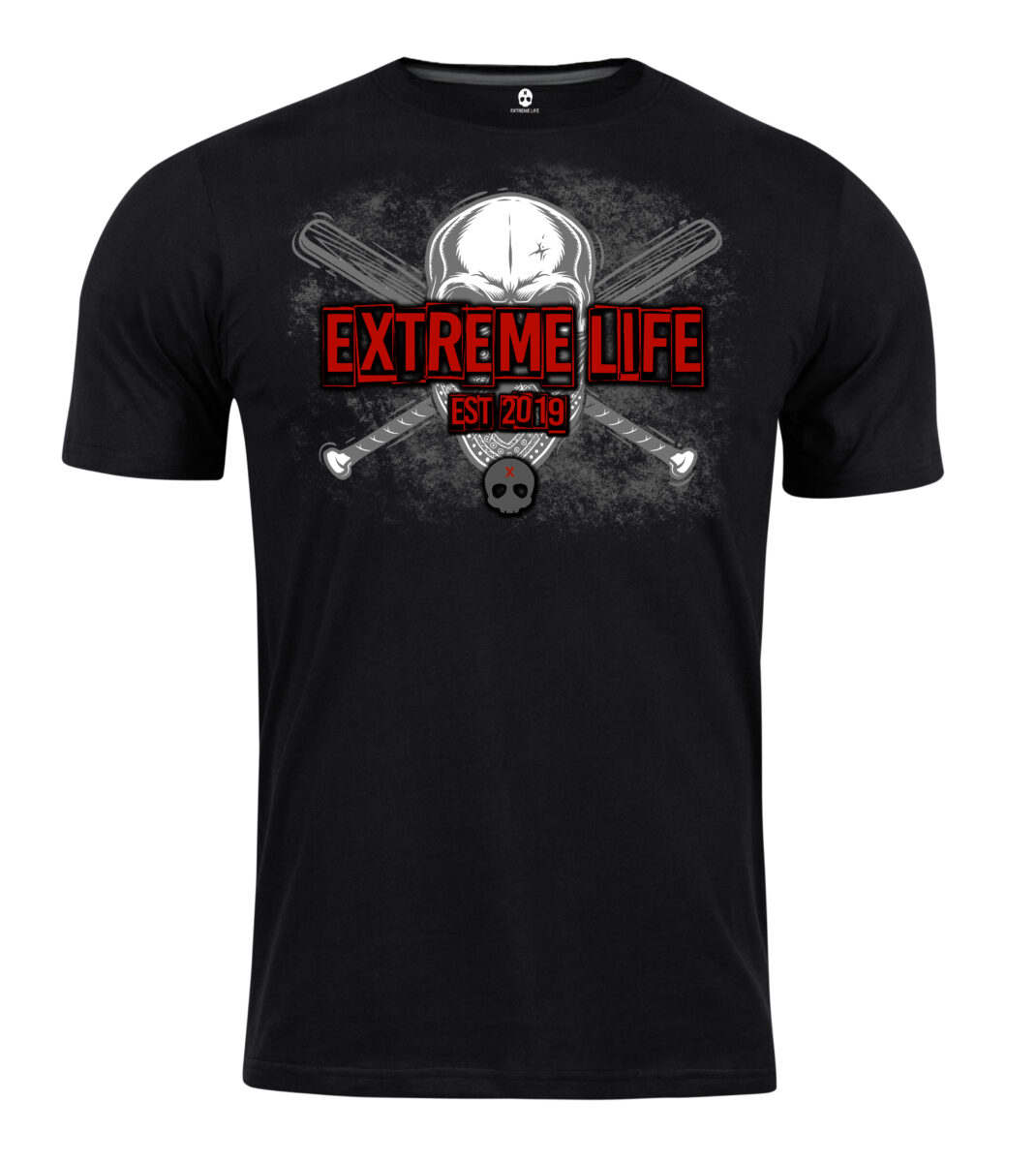 T-shirt Extreme Life Skull